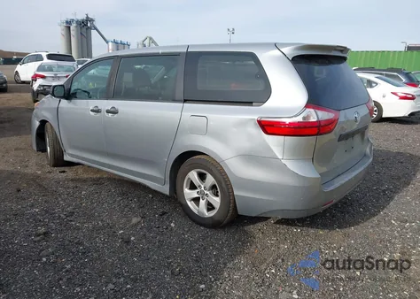 2018 Toyota Sienna L 7 Passenger from USA, damaged, VIN 5TDZZ3DC8JS959924